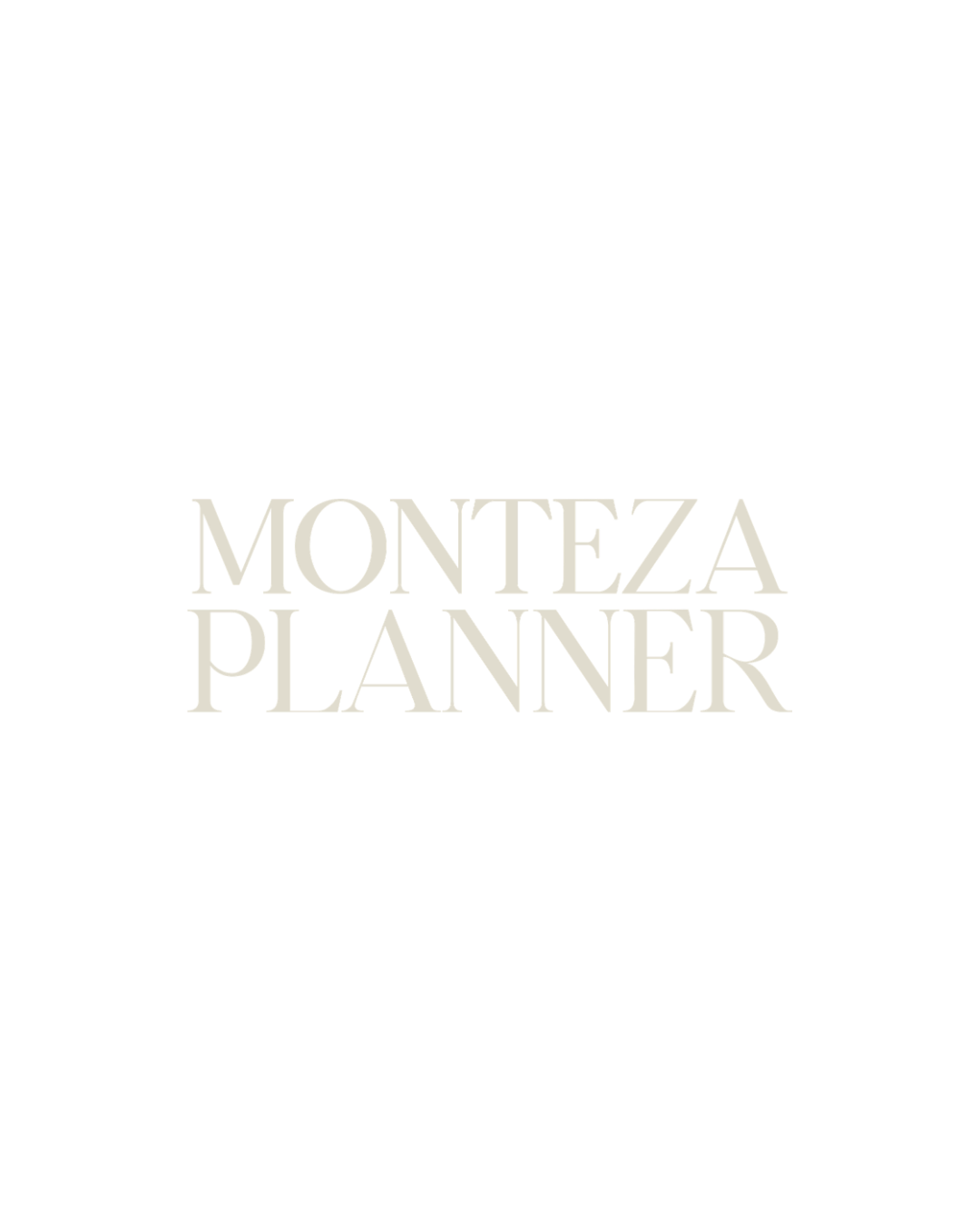 Monteza Planner